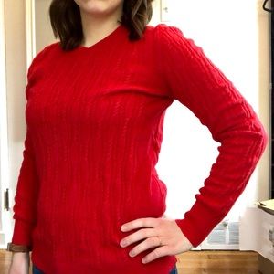Banana Republic red wool sweater